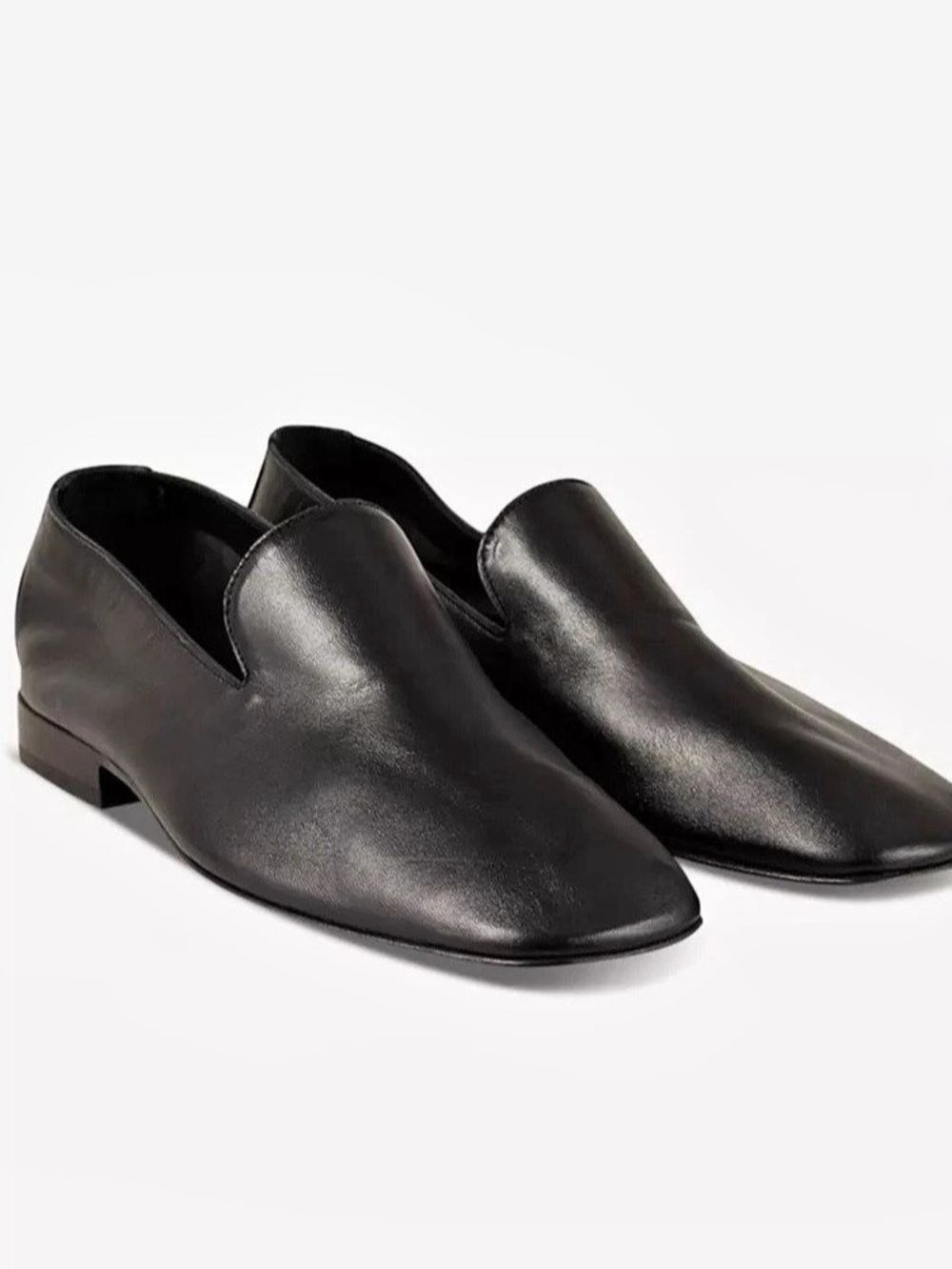 New Sandro Leonardo Black Leather Loafers size 41 / 8.5